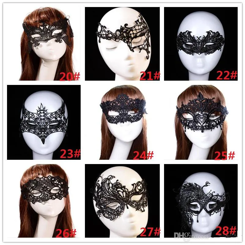 Mode Sexy Spitze Augenmaske Venezianische Maskerade Ball Party Kostüm Dame Geschenke Party Masken c298