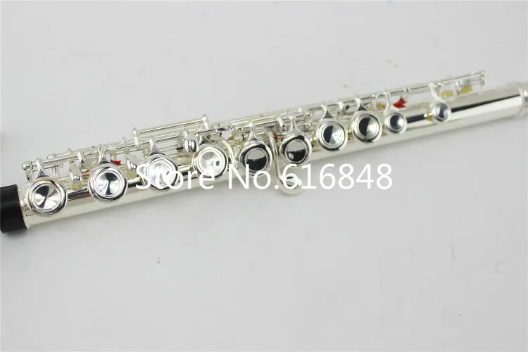 Buffet Crampon & cie APARIS BC6010 Silver Plated Flute 16 Holes Closed Designs C Key Flutes Brand Musical Instrument With Case