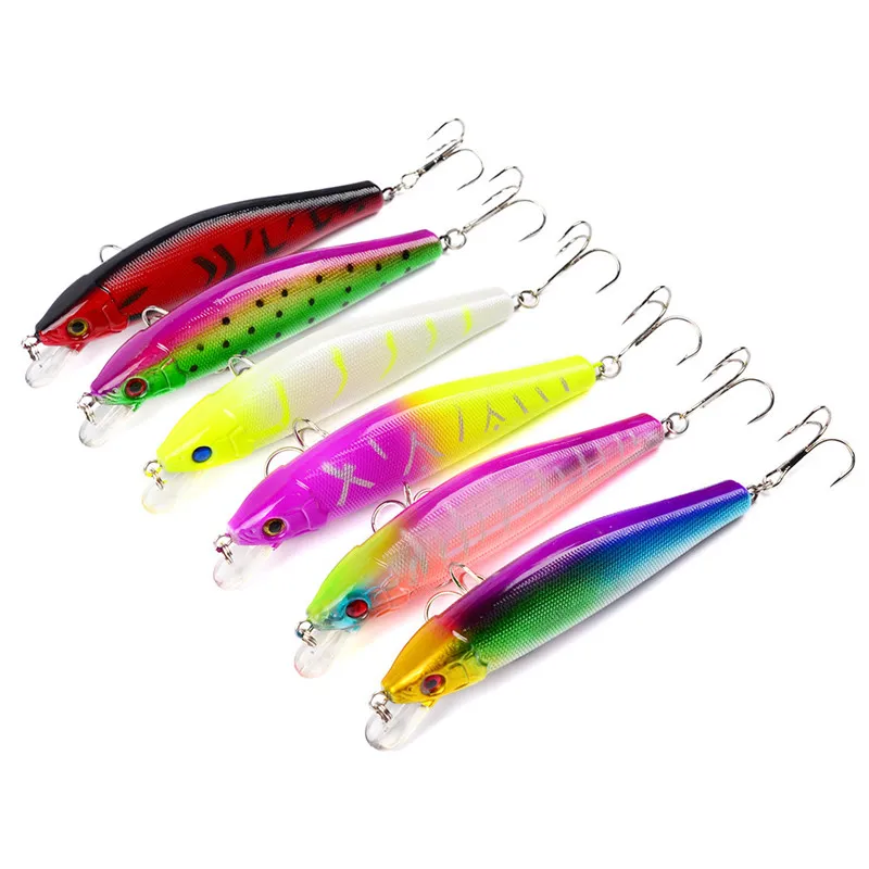 Yüksek Quanlity Içinde Gerçekçi balık Temptation Yüzme Balıkçılık cazibesi Hooks 26g 13 cm Minnow Nehir Crankbaits Sığ Dalış Lazer ...