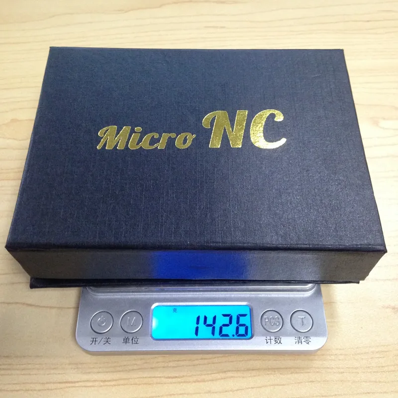 Micro NC 10mm Nector Collector Mini Small Nector Collectors Kit med Titan Nail Glass Tips Dabber Reclaim Straw Box NC01-10