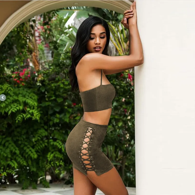 chinese dress ladies Bratty Faux Suede Mini Dress Cactus
