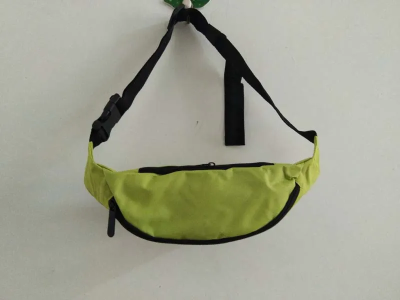 12st hög quanlity mode ren unisex väska resa handy vandring sport fanny pack midja bälte zip påse