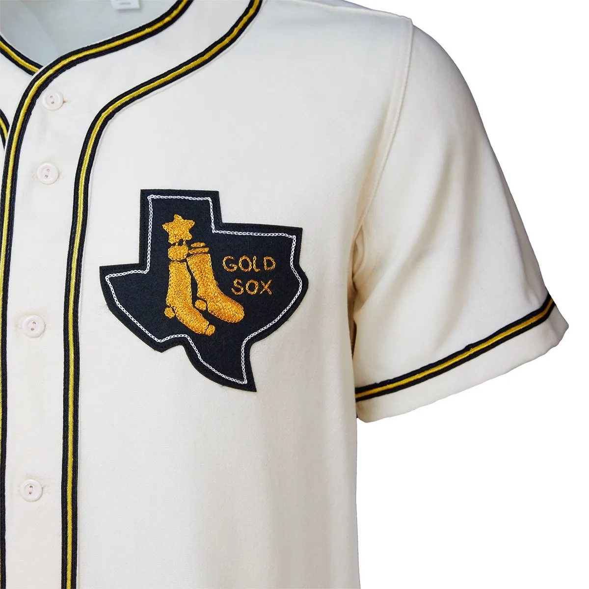 Amarillo Gold Sox 1961 Home Jersey 100% Stitched Embroidery Logos Vintage Baseball Jerseys Custom Any Name Any Number