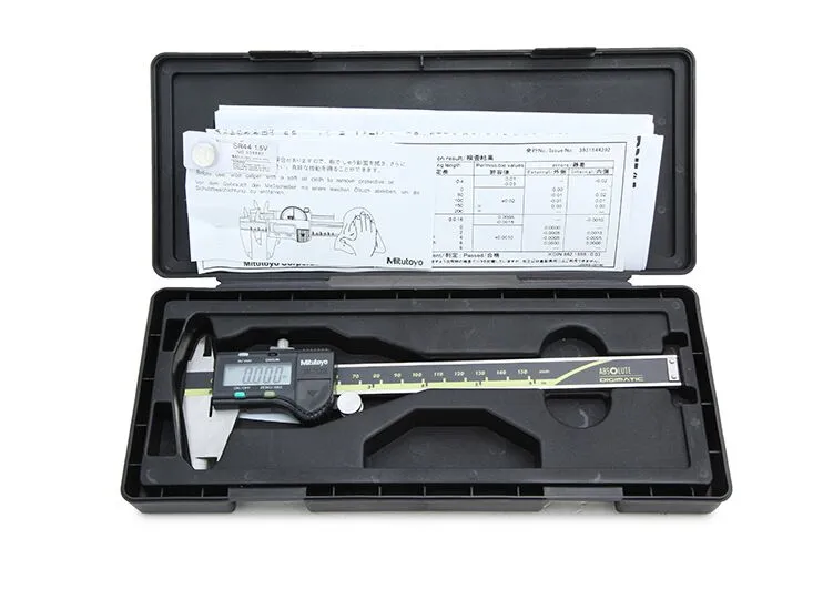 Vernier الفرجار mitutoyo الرقمية 0-150 0-200 0-300 0.01mm الفرجار الهيكلية.