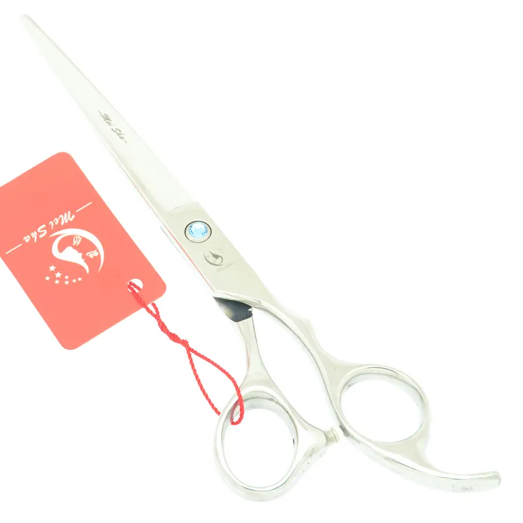 7.0Inch Meisha Barbers Hair Scissors Set Japan 440c Big Cutting Scissors 6.5Inch Thinning Shears Hairdressing Hair Tesoura HA0355