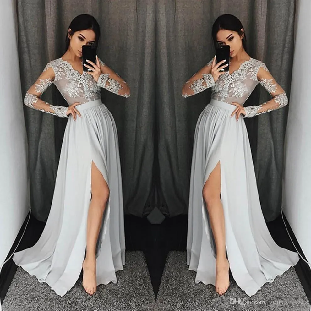 Vestidos color plata largos cheap