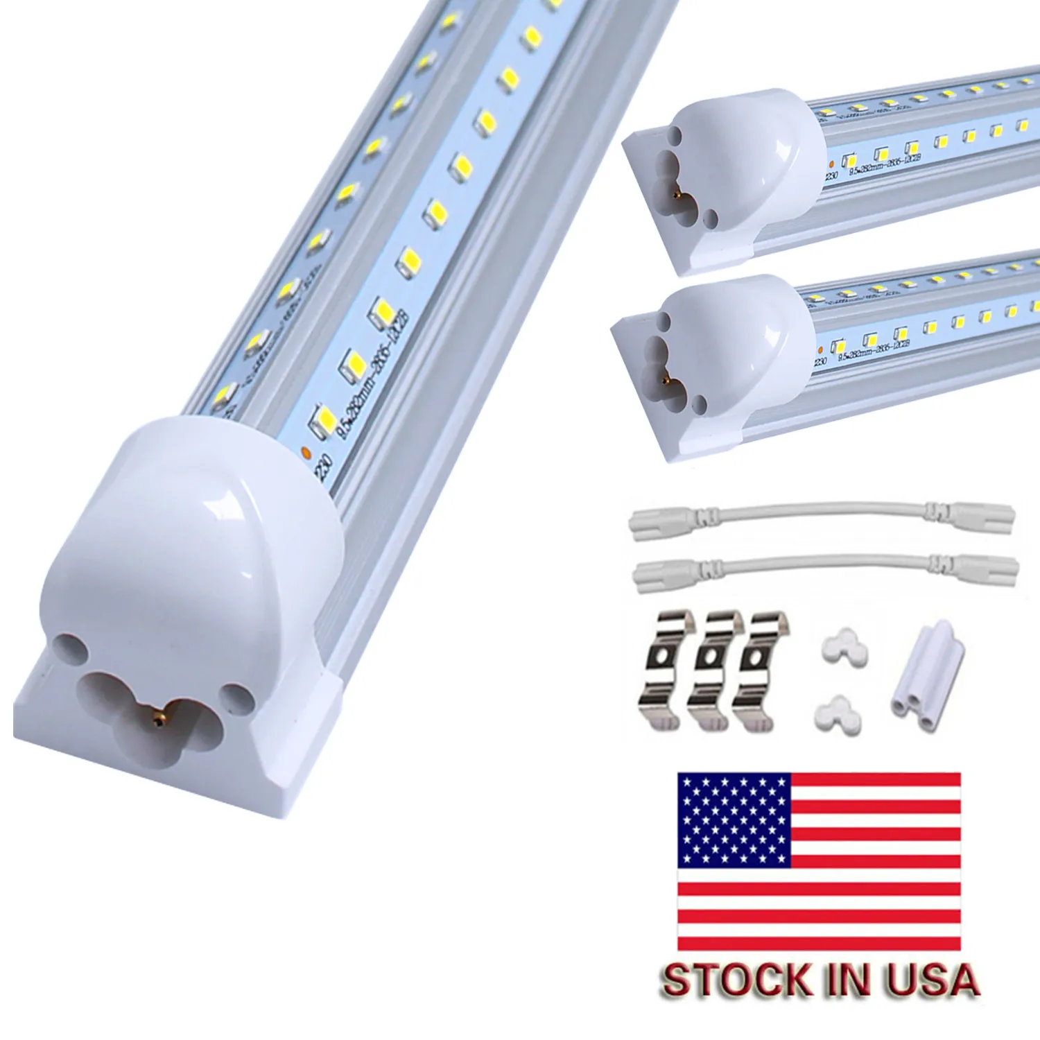LED LED TUBE 4FT 8FT zintegrowane LED T8 LED 4 5 6 stóp LED LED Shop Lights Ciepły biały zimny biały kolor