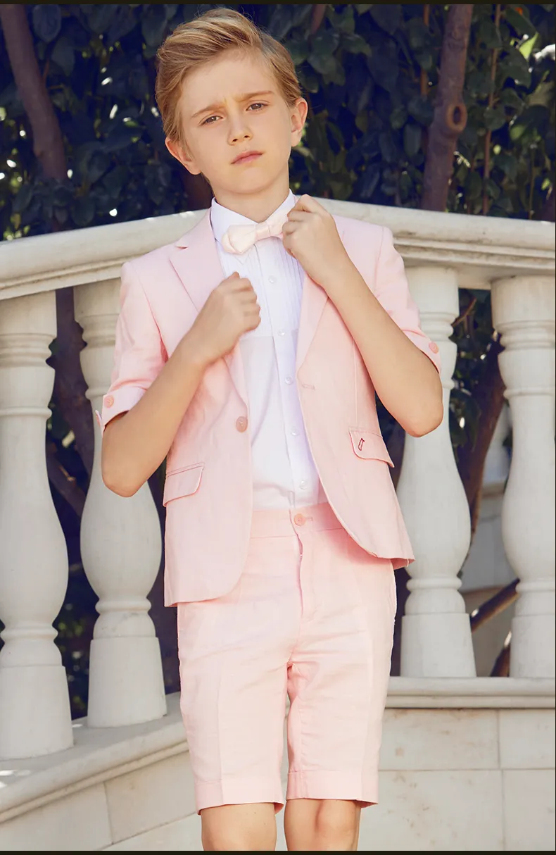 Boys Formal Tuxedo Suit with Shawl Lapel for Kids 3 Piece Black Dinner Suit for Boys Elegant Formal Wear for Boys