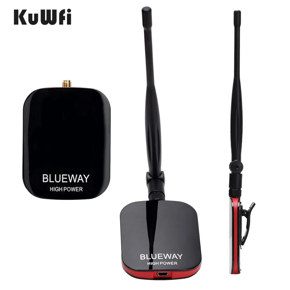 Blueway N9000 Draadloze WIFI-adapter Netwerkkaart Gratis internet Long Range USB-adapter 150 Mbps WiFi-decoder met 5DBI-antenne