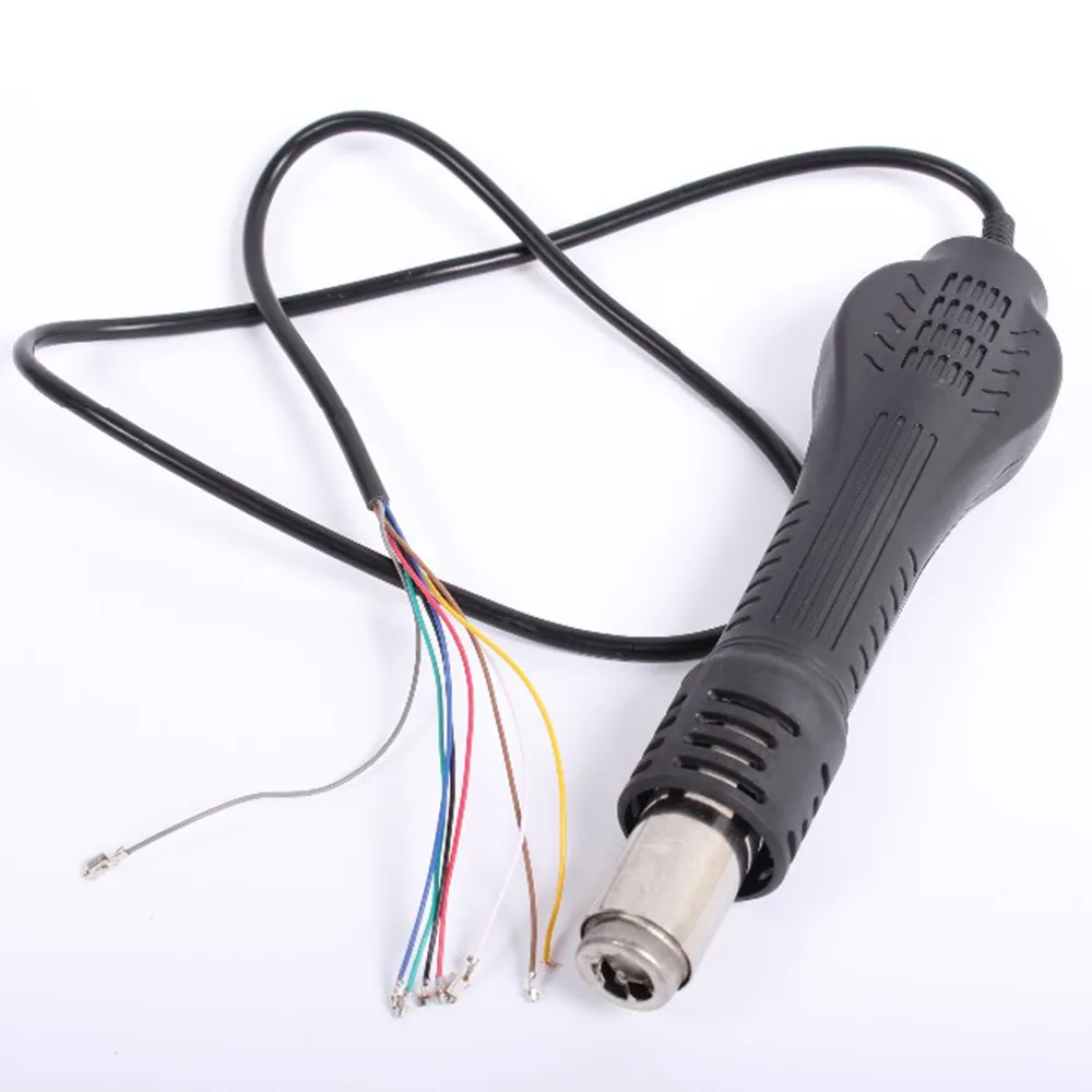Poignée Avec Buse Pour Pistolet à Air Chaud - Compatible 858D, 852, 878 - Pour Soudure Et Dessoudage - Sans Marque - Neuf