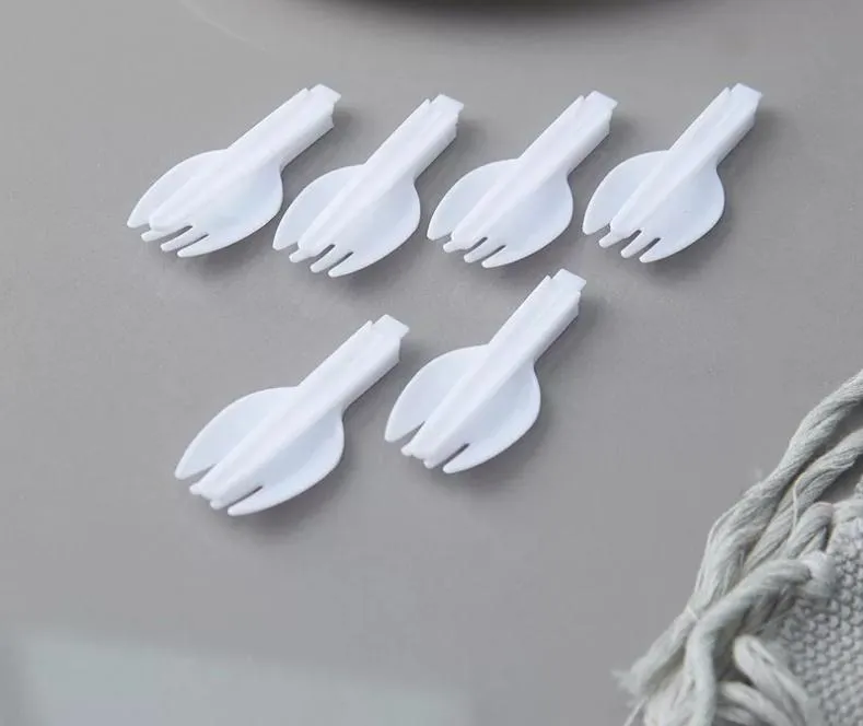 / Plastic Scoop Folding Fork Lepel Meten Lepel Ice Cream Fork Scoop SN071