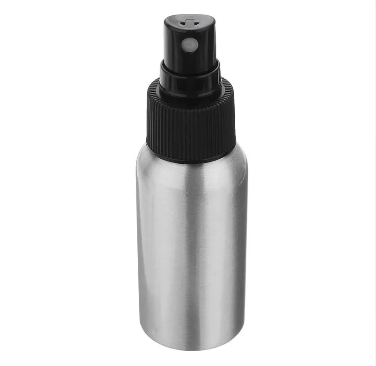 Aluminiowa Spray Pusta Butelka Puste butelki Kosmetyczne Pojemniki Puste Perfumy Spray Bottle Butelka Podróżuj Atomizer 30ml 50ml 100ml