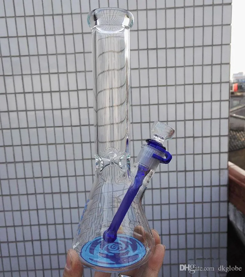 BESTE KWALITEIT BIJGER Bongs Glass Bong 10 "Rasta Water Pipe goedkopere bong met glazen kom en kleuren downstem
