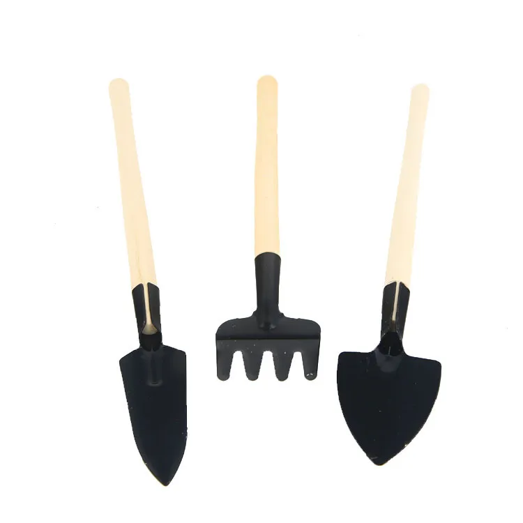 3 stks Mini Schop Spade Hark Garden Plant Tool Set Kinderen Kleine Spade Schop Tuing Tools Plant Tool