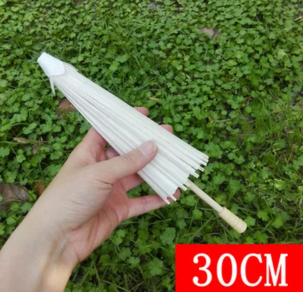 Bridal Wedding Paper Paraslas Parasols Ręcznie robione zwykły chiński mini rzemieślniczy parasol do wiszących ozdób Średnica: 20-30-40-60 cm HH7-993