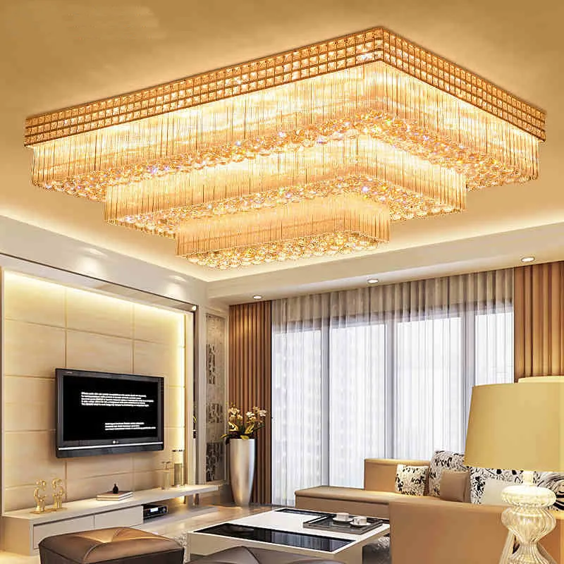 Chandeliers LED ceiling factory prices luxury noble gorgeous high end K9 crystal chandelier hotel hall stairs villa lights