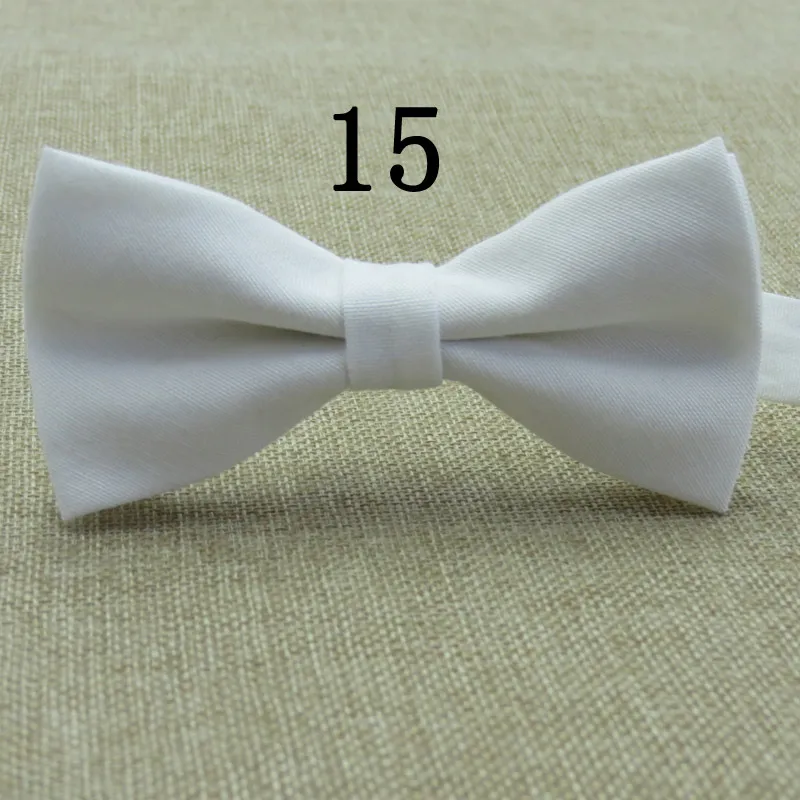 Solid Vuxen Bowtie Kopia Cowboy Bow Tie15 Färger Justera spänne Män Kvinnor Bowknot Necktie Yrkesband för julklapp