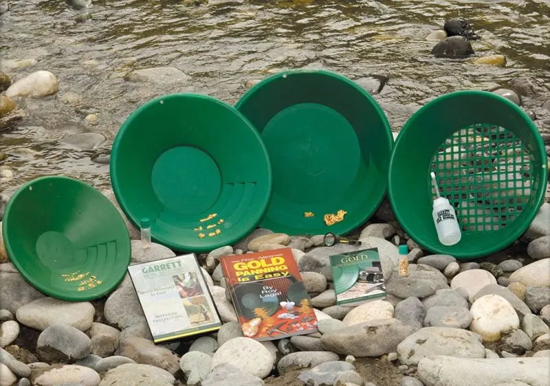 Gold Panning Kit - Garrett Gold Pans