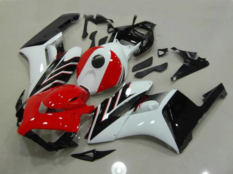 7 presentes carenagens para Honda CBR1000RR 2004 2005 preto kit vermelho Injection branco molde carenagem CBR 1000 RR 04 05 FD26