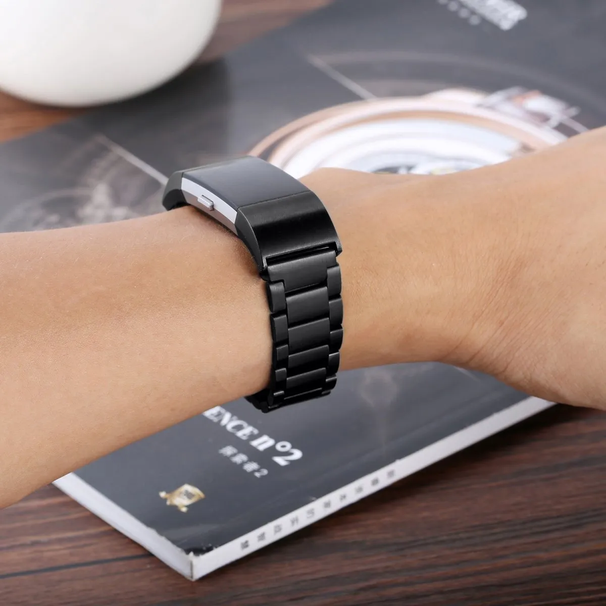 Fitbit Şarj Için 4 Renk Lüks Paslanmaz Çelik Watchband 2 Akıllı Kol Saati Ile Yedek Bilezik Kayış Watch Band Adaptörü