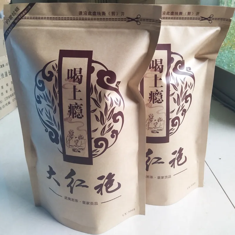 500G Top Grade 2022 clovershrub Da Hong Pao Red Robe dahongpao Oolong Tea the tea black antifatigue