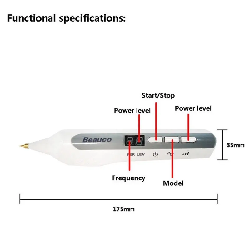 Newest Laser Machine Plasma Pen Freckle Dot Mole Warts Dark Spot Tattoo Removal Skin Care Beauty Rejuvenation