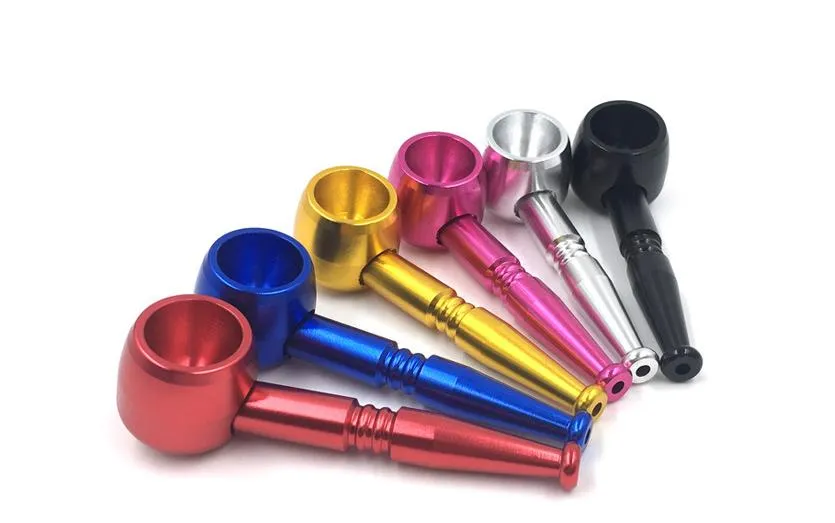 El novedoso color, aleación de aluminio, tubería de metal, accesorios para fumar