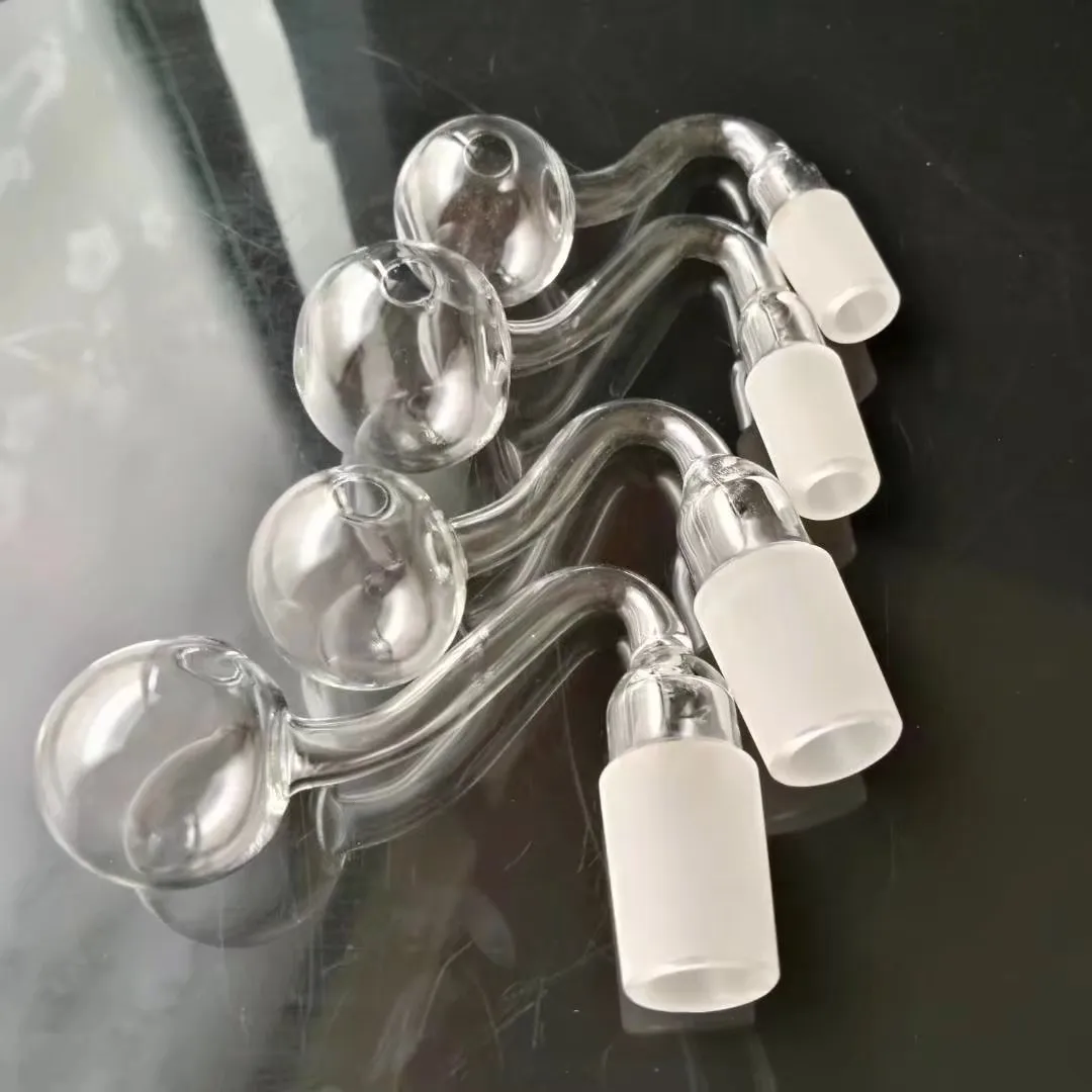 Transparent 14mm18mm grand pot, gros bongs en verre conduites d'eau d'huile tuyaux en verre plates-formes pétrolières fumer, livraison gratuite