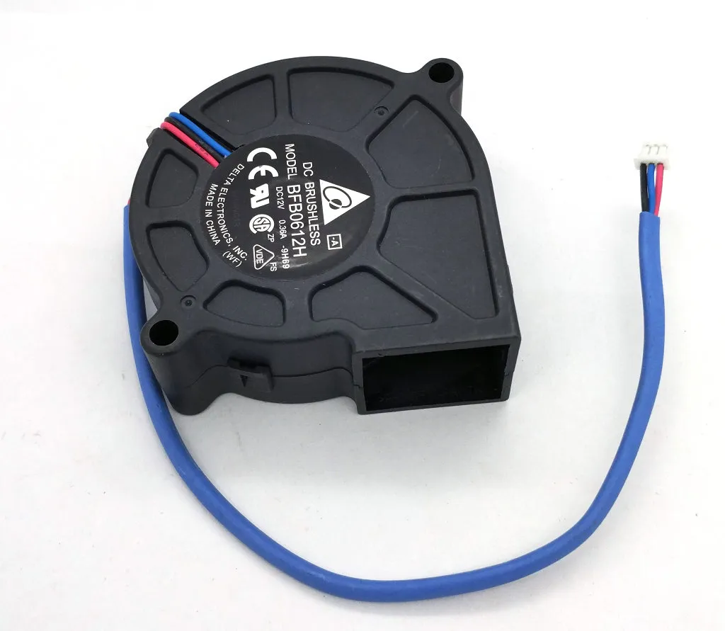 New Original Delta BFB0612H-9H69 BFB0612H-AR00 DC12V 0.36A 60x25MM 3Lines for Projector Blower Cooling Fan