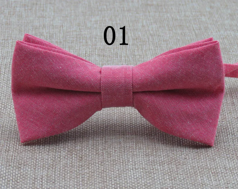 Solid Vuxen Bowtie Kopia Cowboy Bow Tie15 Färger Justera spänne Män Kvinnor Bowknot Necktie Yrkesband för julklapp