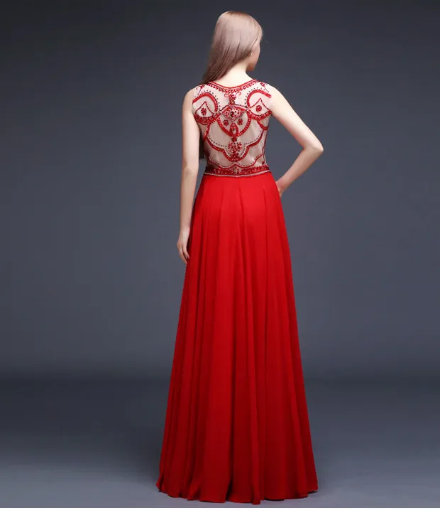 green emerald velvet dress Long Sleeves Loose Contrast Color V-Neck Evening Dresses 140746