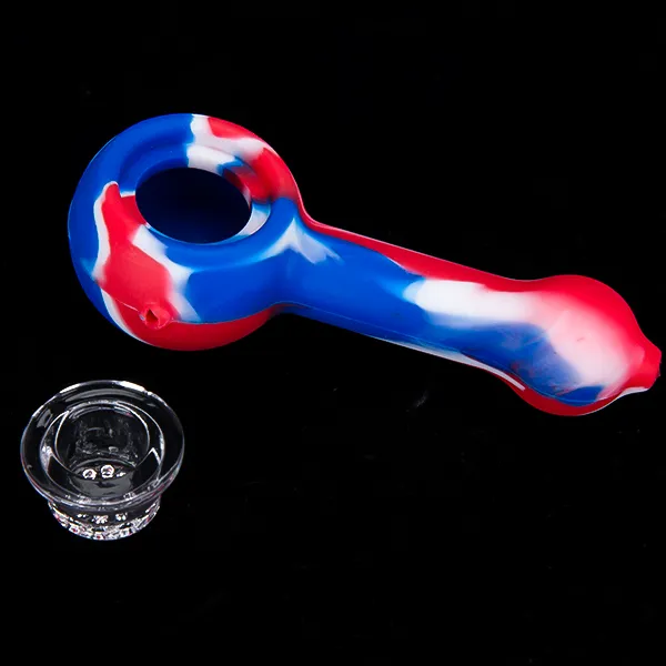 Thick Glass Bowl Replacement Bowls For Silicone Smoking Pipe Silicon Hand Pipe Smoke Pipes Glass Water bong