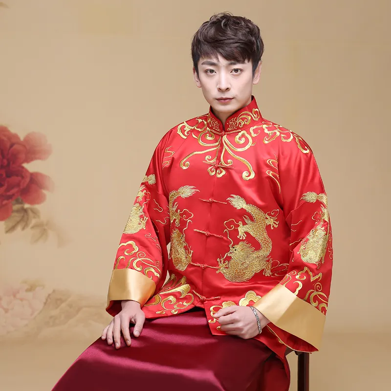 Chinese wedding outfit for the groom, M