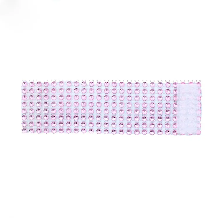 Anelli di tovagliolo di nozze del rhinestone di cerimonia nuziale del diamante di i Anelli Sash Bows Holder Decorazione del tavolo del partito