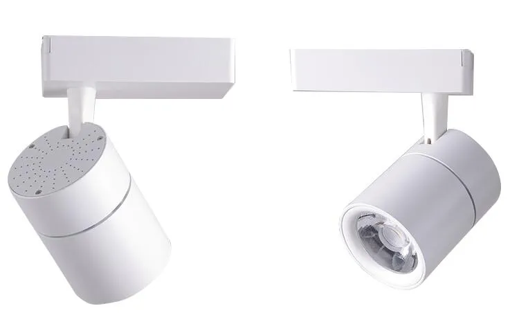 Modern LED Track Light 35W Klädaffär Windows Showrooms Utställning Spotlight COB LED Tak Rail Spot Lampa AC85-265V