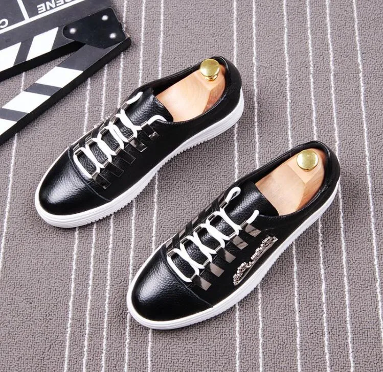 spring Genuine leather men designer shoes loafers Casual shoes men business shoes Smoking Slipper 236