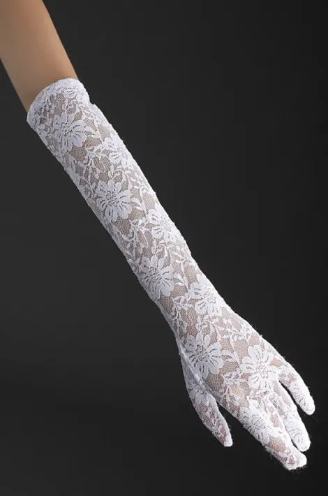 Pas cher 2018 nouveauté gants de mariage longs avec dentelle doigt blanc ivoire rouge coude gants de mariée accessoires de mariage