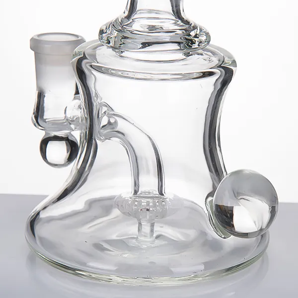 14mm hona glas vattenrör Röktillbehör Banger Hanger Nail Pyrex oljeriggar Bong Tjock Återvinnare oljerigg bubblare Vattenpipor för rökning