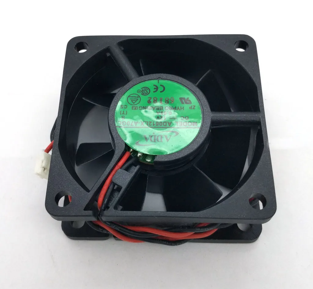 New Original ADDA AD0612LX-A70GL DC12V 0.08A 60*60*25MM 6cm Mute Cooling fan