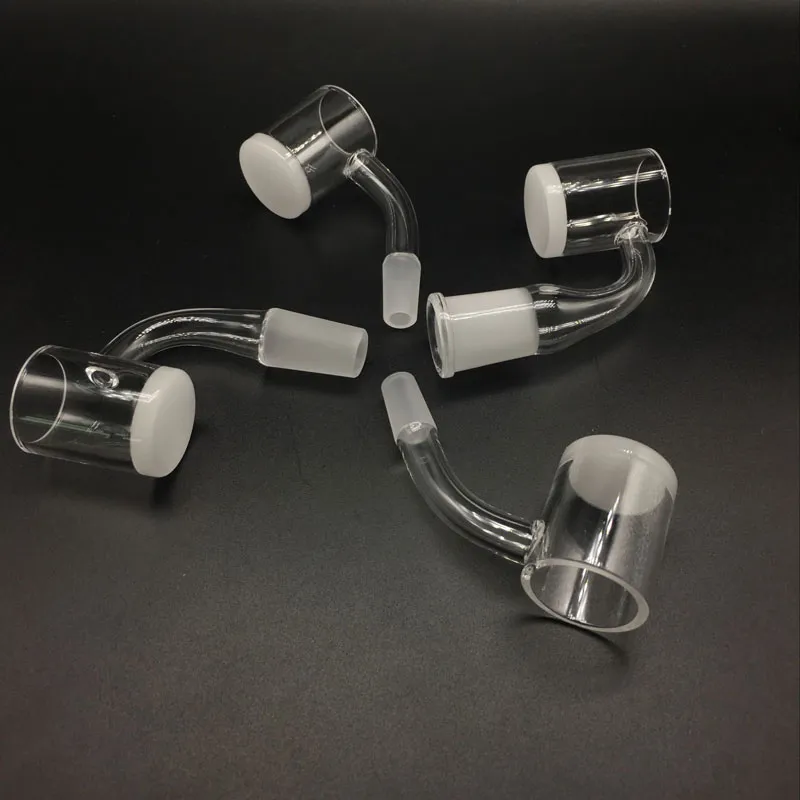 2018 Latest 4mm Thick Opaque Bottom Gavel Quartz Banger 10mm 14mm 18mm