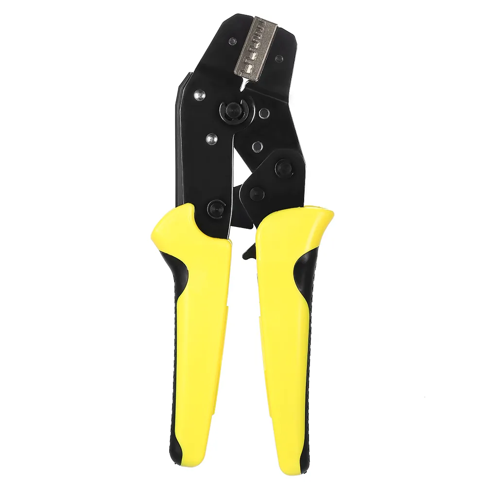 Freeshipping Wire Crimper Engineering Ratchet Terminal Crimping Pliers 0.25-2.5mm2 Insulated Terminals Or Color Code Nests