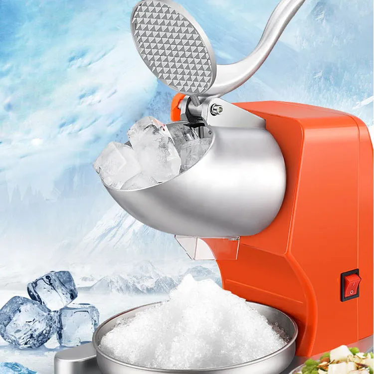 MilkTea Shop Electric Ice Shaver Machine Price Snow Cone Maker Shaving Ice Crusher Machine till salu