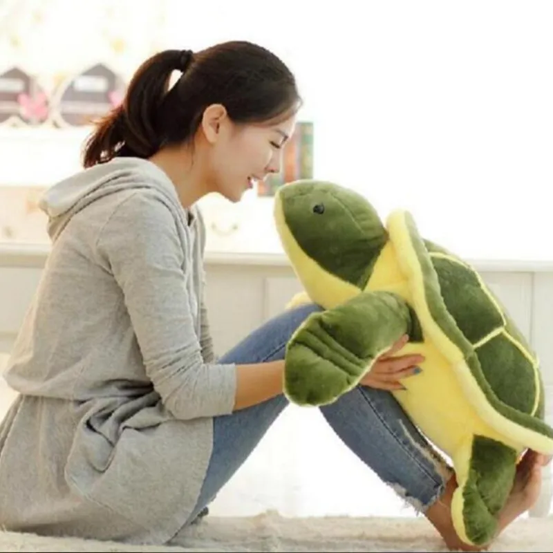 40 -сантиметровая плюшевая игрушка милая черепаха кукла Фаршированная мягкая подушка для девочек Детские подарки LA021