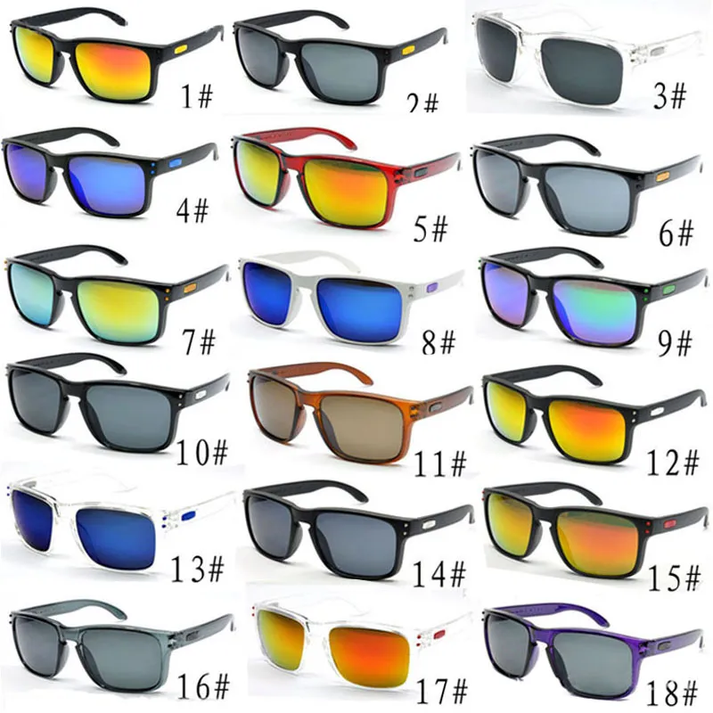 남성 스포츠 자전거 Desinger 선글라스에 대한 뜨거운 판매 저렴한 선글라스는 색 거울을 현혹 18 색상 무료 배송 안경