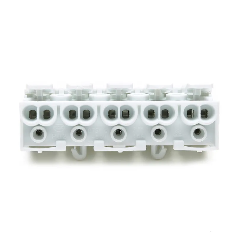 20 STKS Lente Terminal Blok Quick Lamp Draad Connector Elektrische Kabel Klem Schroef Plug-Out Type Pitch 923 P05 white257j