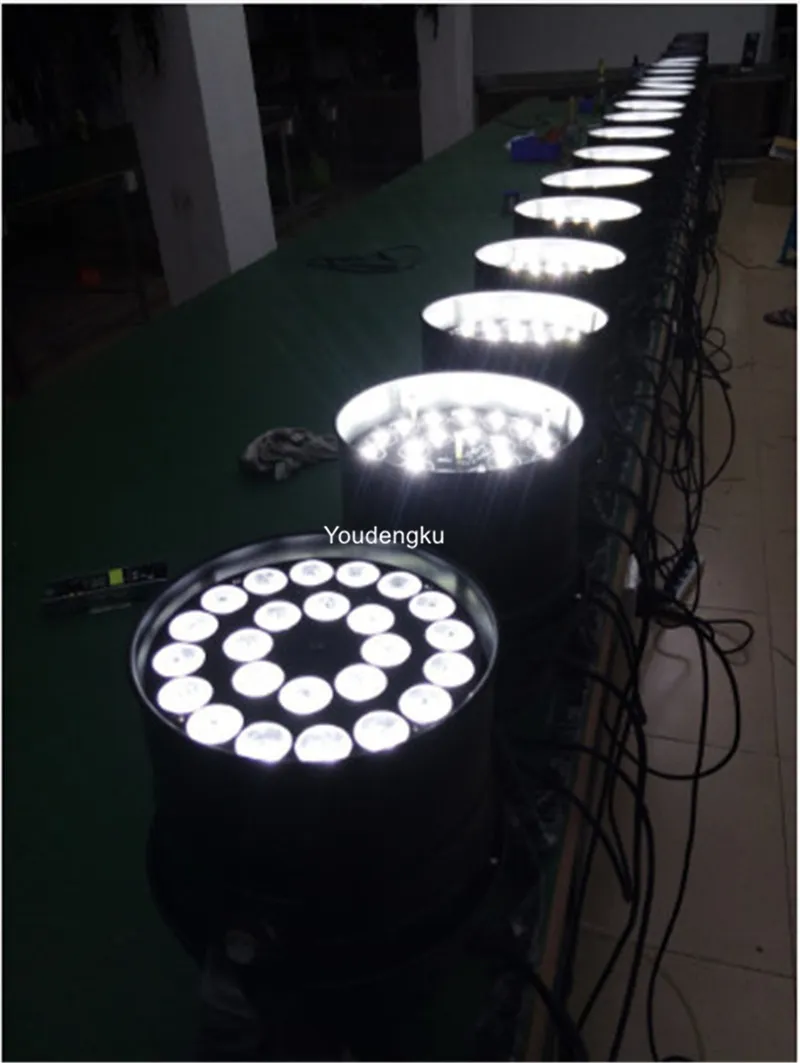 Kit de lumières dj bon marché, 4 pièceslampe d'éclairage led rgbw 24 pièces 10w rgbw par par64