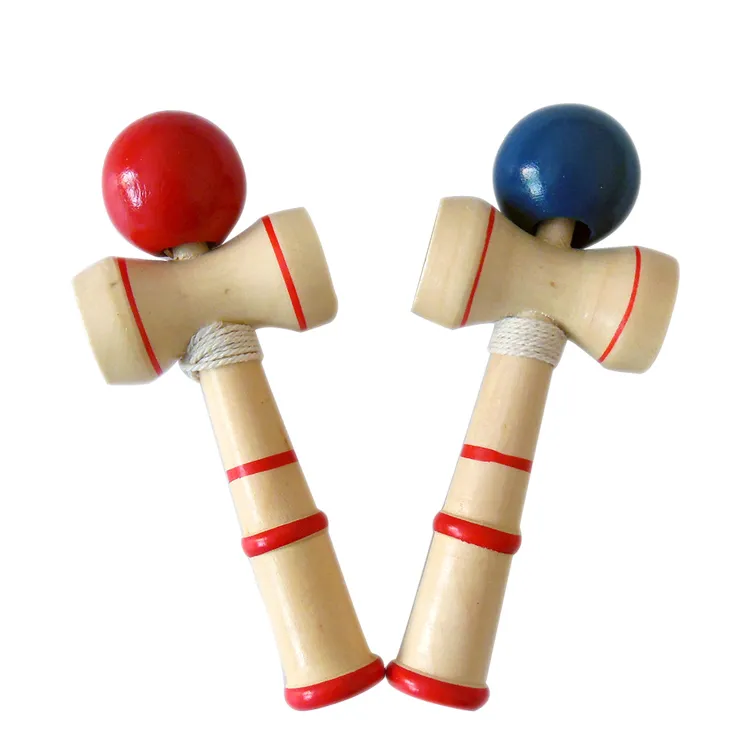 Free shipping Japanese children's toys Skill ball Kendama Puzzle wooden taste Children adult classical Tradition toy