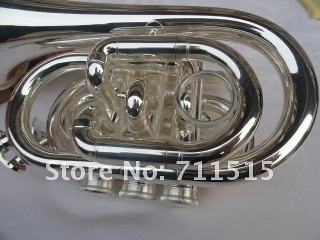 オーブンポケットトランペットBBトーン表面銀メッキ真鍮音楽機器ブランド品質トランペット