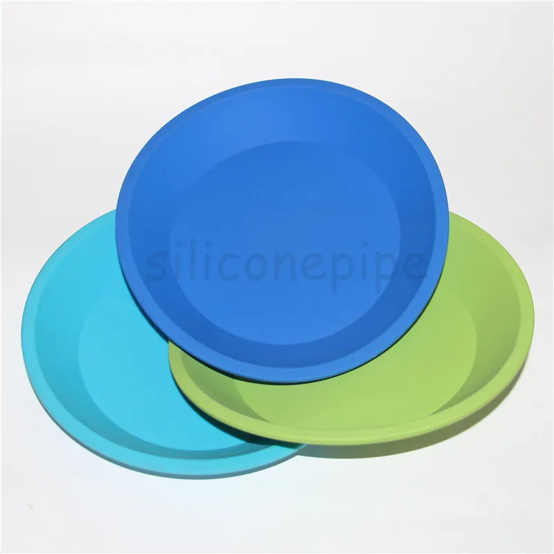 popolare grande contenitore piatti profondi in silicone vassoio 8 contenitori cera bho in silicone bocchino in silicone cera da pipa bong8095097