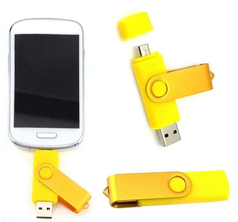 64 GB 128 GB 256 GB OTG Zewnętrzny dysk flash USB na smartfony z Androidem Tabletki Pendrives U Disk Kciuki Epacket 8309501